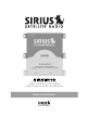 Sirius Satellite Radio SIRIUS SiriusConnect SIR-KEN1 Manual D'installation