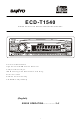 Sanyo ECD-T1540 Operating Manual