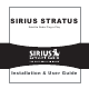 Sirius Satellite Radio Satellite Radio Plug-n-Play AM/FM SV3 Installation And User Manual