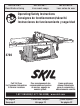 Skil 3700 Operating/Safety Instructions Manual