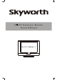 Skyworth SLTV-1963A-1 Owner's Manual
