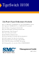 SMC Networks TIGERSWITCH 10/100 Management Manual