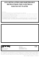 Smeg Electrical Built-in Hot Plates SBC30 Use, Installation And Maintenance Instructions