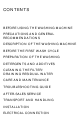 Smeg Washing Machine KTL6 Instruction Manual