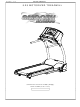 Smooth Fitness 5.25 Motorized Treadmill Owner's Manual