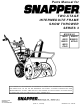 Snapper EI5223 Parts Manual