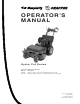 Snapper 13HP Operator's Manual