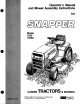 Snapper 1650A Operator's Manual