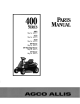 AGCO Allis 1692172 Parts Manual