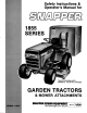 Snapper 1855 Series Safety Instructions & Operator's Manual