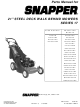 Snapper 216517B Parts Manual