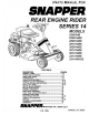 Snapper 250814BE Parts Manual