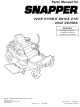 Snapper 355Z SERIES Parts Manual