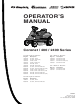 Snapper 400 Series Operator's Manual
