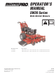 Snapper 5900700 Operator's Manual
