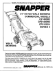Snapper C21400R2, CP21400R2, CP21550V Safety Instructions & Operator's Manual