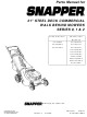 Snapper C21400R2 Parts Manual