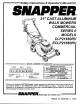 Snapper CLP21650RV Safety Instructions & Operator's Manual