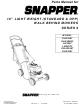 Snapper DLW359T Parts Manual