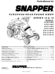 Snapper E250816BE Parts Manual