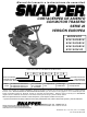 Snapper E2812523BVE Manual Del Usuario