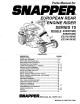 Snapper E331315BVE Parts Manual