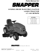 Snapper LT-100 Series Parts Manual