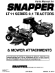 Snapper LT11 SERIES 0.1 Parts Manual
