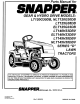 Snapper LT120G30DB Parts Manual