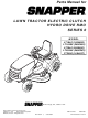 Snapper LT1840 (1694808) Parts Manual