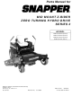 Snapper NZM19482KWV, NZM21522KWV, NZM25612KWV, NZM27612KH Parts Manual