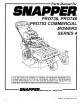 Snapper PRO752 Parts Manual