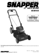Snapper S2265FC, SP2265FC, SPV22675HWFC Safety Instructions & Operator's Manual