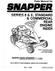 Snapper Series 9 Parts Manual