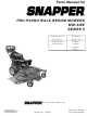 Snapper SPA361 Parts Manual