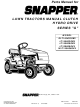 Snapper WLT145H38GKV Parts Manual
