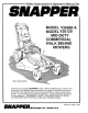 Snapper Y30120 Safety Instructions & Operator's Manual