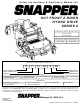 Snapper ZF2100DKU, ZF2300GKU, ZF5200M, ZF6100M Safety Instructions & Operator's Manual