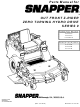 Snapper ZF2200K Parts Manual