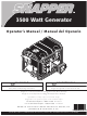 Snapper 3500 Operator's Manual