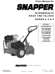 Snapper CICFR5505HV Parts Manual