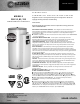 State Water Heaters CSB 120 Specifications