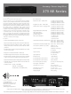 Sonance 275 SE Series Specification Sheet