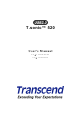 Transcend P/NTS1GMP520 User Manual