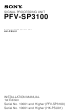 Sony HK-PSU01 Installation Manual