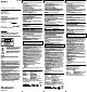 Sony BC BC VC10 Operating Instructions