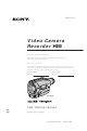 Sony Handycam CCD-TR2300 Operating Instructions Manual