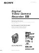 Sony DCR-IP5E/IP7E Operating Instructions Manual