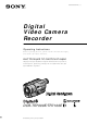 Sony Handycam DCR-TR7000E Operating Instructions Manual