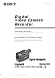 Sony Handycam DCR-TRV510E Operating Instructions Manual